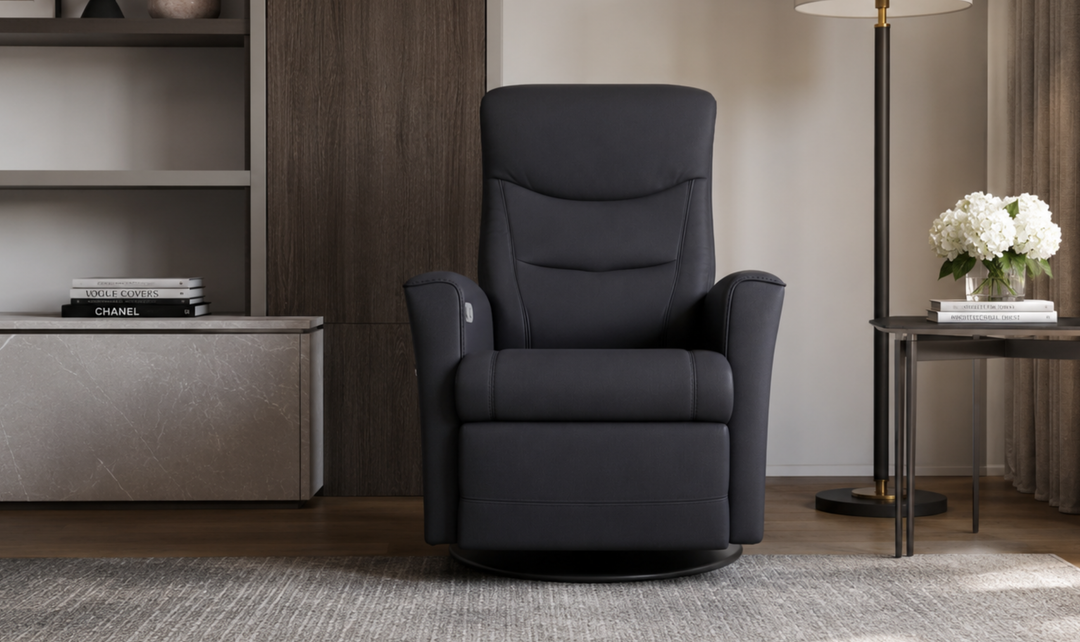 Fjords Oslo Power Glider Recliner Chair with Swivel & Rocking Motion-Jennifer