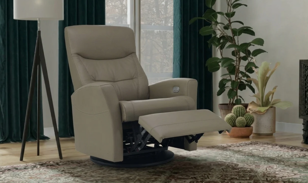 Fjords Oslo Power Glider Recliner Chair with Swivel & Rocking Motion-Jennifer