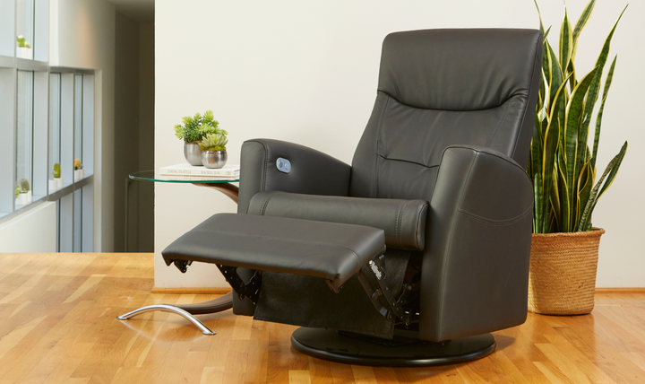 Fjords Oslo Power Glider Recliner Chair with Swivel & Rocking Motion-Jennifer