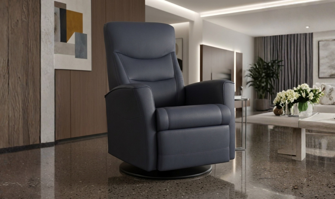 Fjords Oslo Power Glider Recliner Chair with Swivel & Rocking Motion-Jennifer