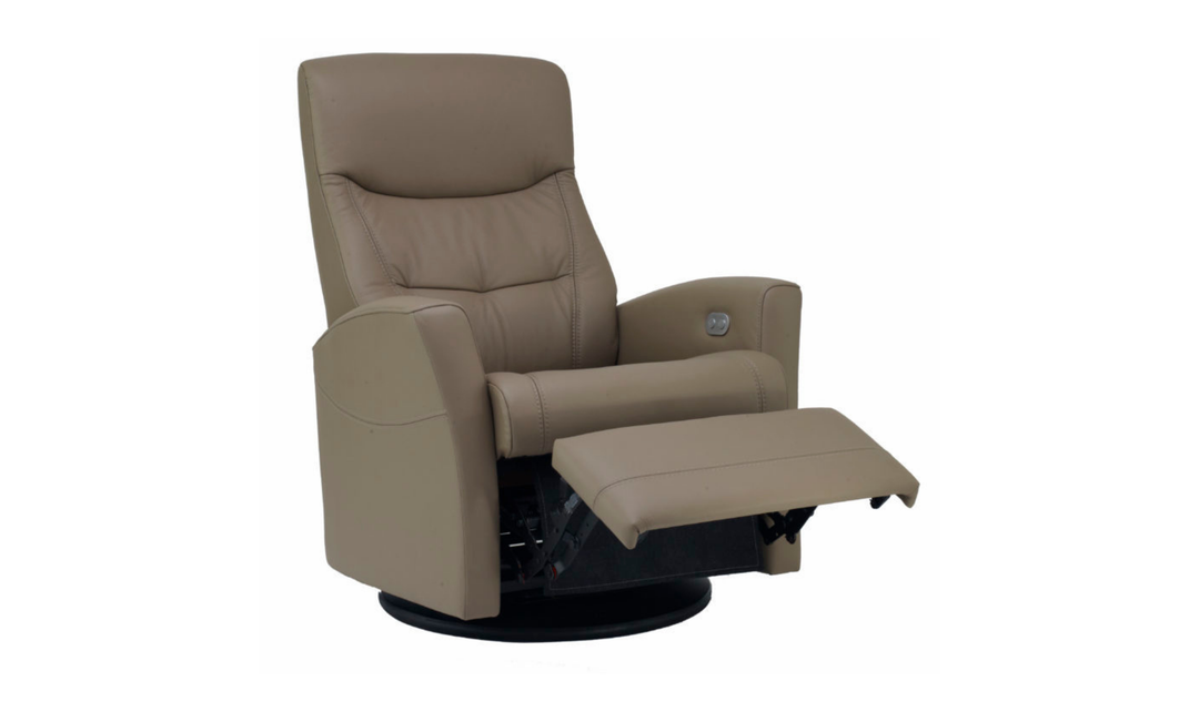Fjords Oslo Power Glider Recliner Chair with Swivel & Rocking Motion-Jennifer
