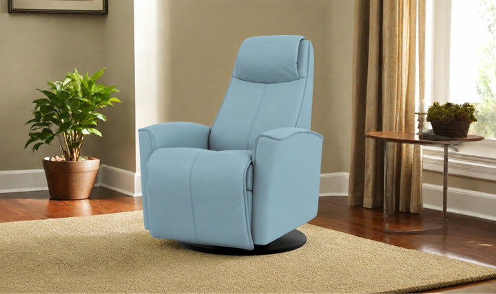 Fjords Urban Leather Swivel Glider Power Recliner Chair-Jennifer Furniture