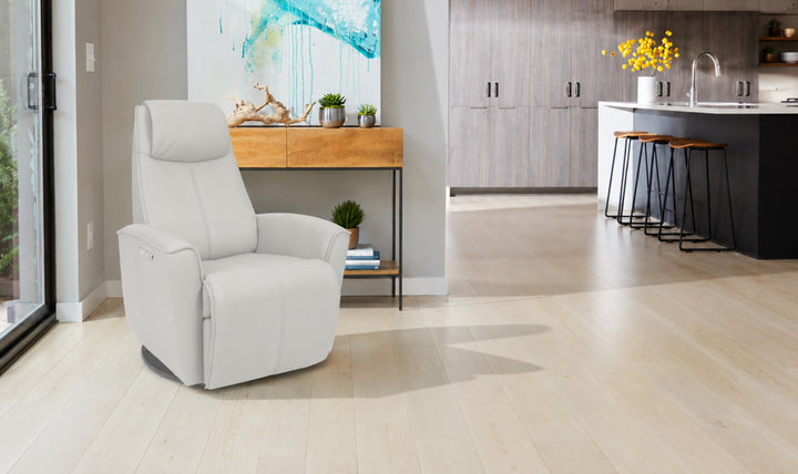 Fjords Urban Leather Swivel Glider Power Recliner Chair-Jennifer Furniture