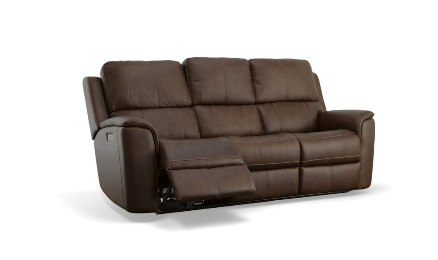 Buy Flexsteel Henry Leather Power Recliner Living Room Set Online