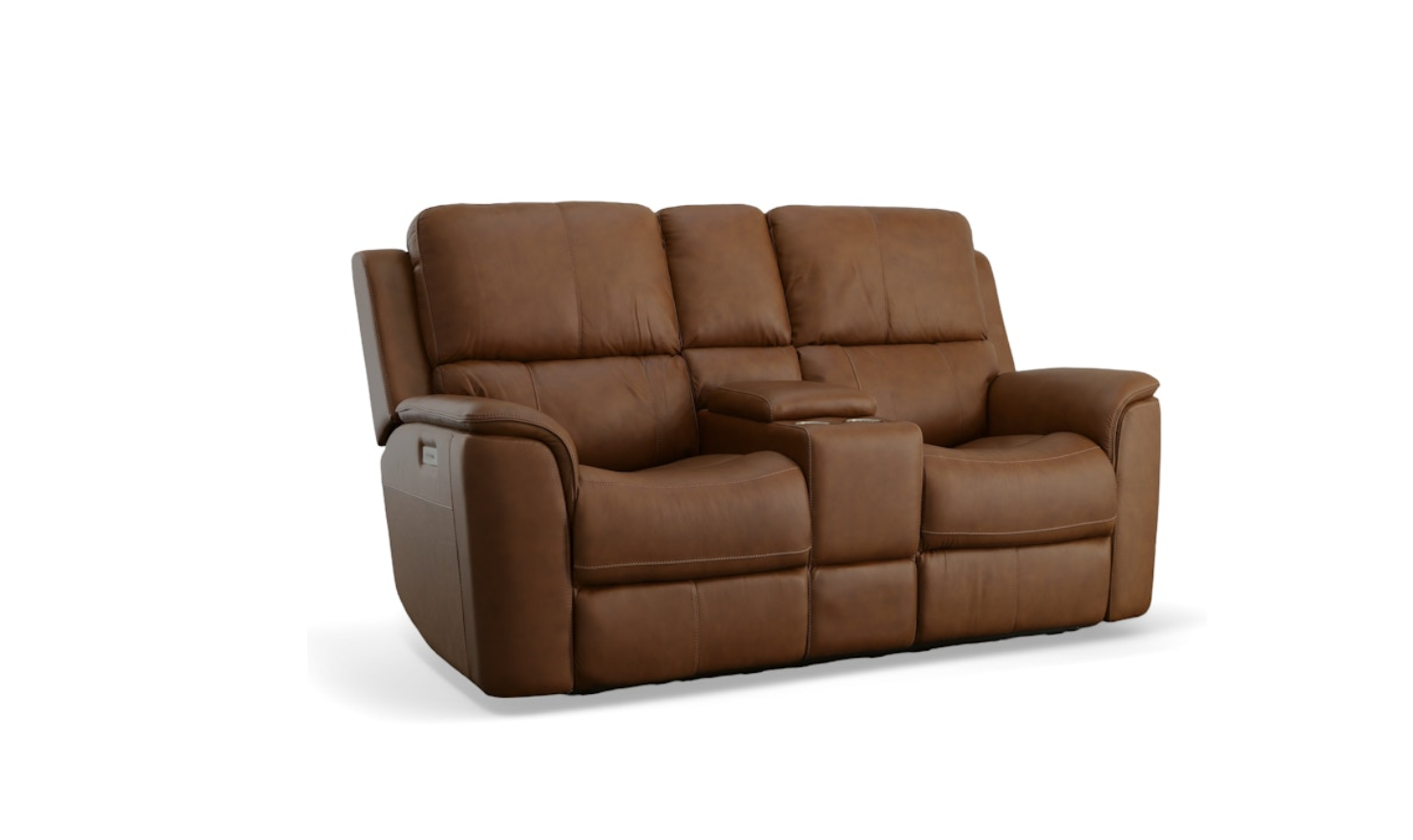 Buy Flexsteel Henry Leather Power Recliner Living Room Set Online