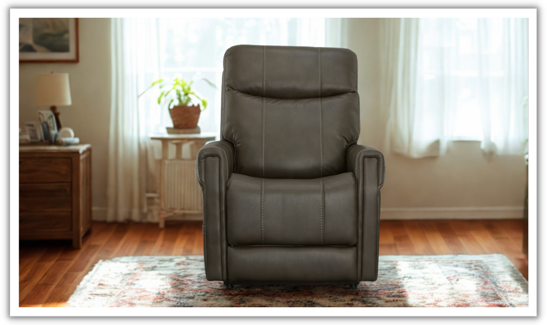 Flexsteel Jenkins Power Lift Recliner Chair With Power Headrest And Lumbar