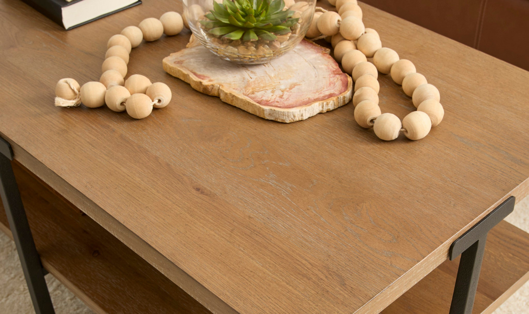 Flexsteel Millwork Brown Rectangular Coffee Table With Rustic Finish-jennifer furniture
