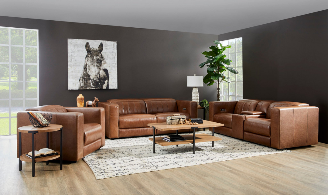Flexsteel Millwork Brown Rectangular Coffee Table With Rustic Finish-jennifer furniture