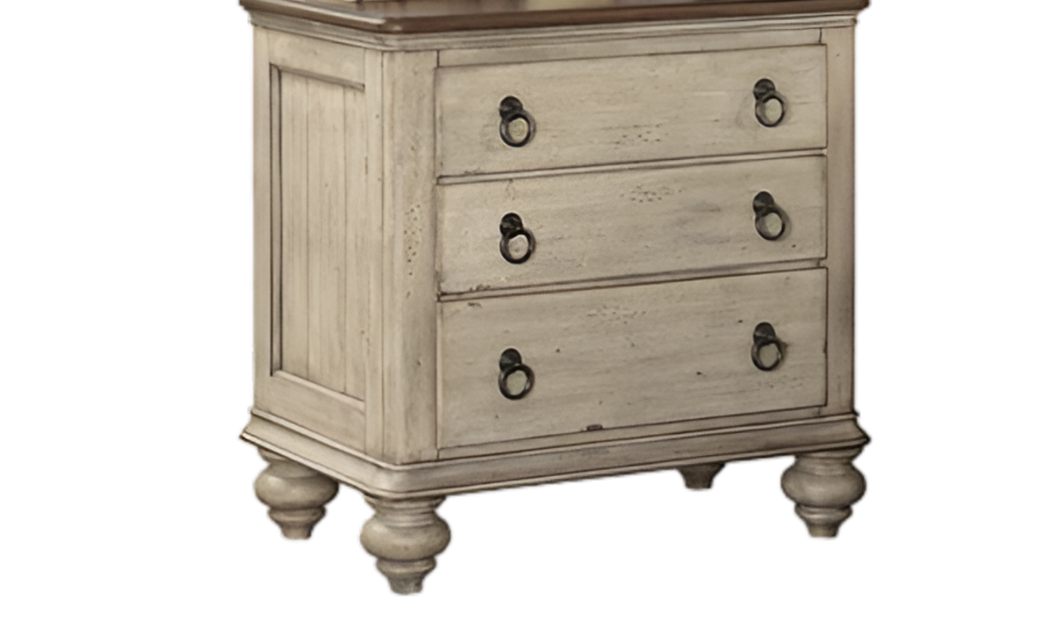 Flexsteel Plymouth 3 Drawers Nightstand With Usb Port-jenniferfurniture