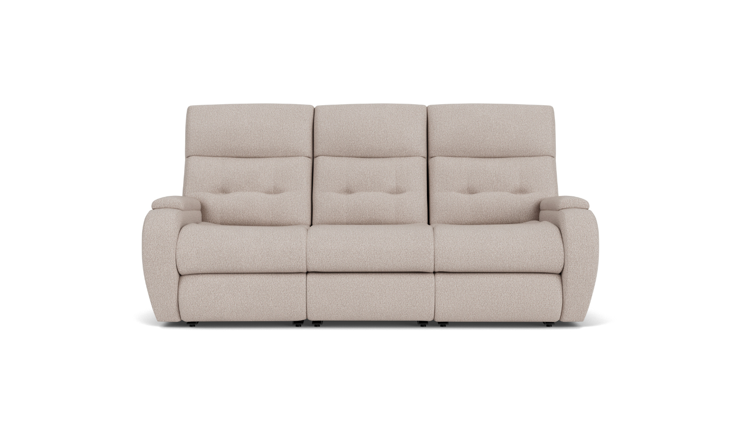 Flexsteel Strait Power Reclining Sofa With Power Headrests-jenniferfurniture