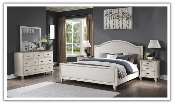Flexsteel Newport Panel Bed in Gray-jennifer furniture