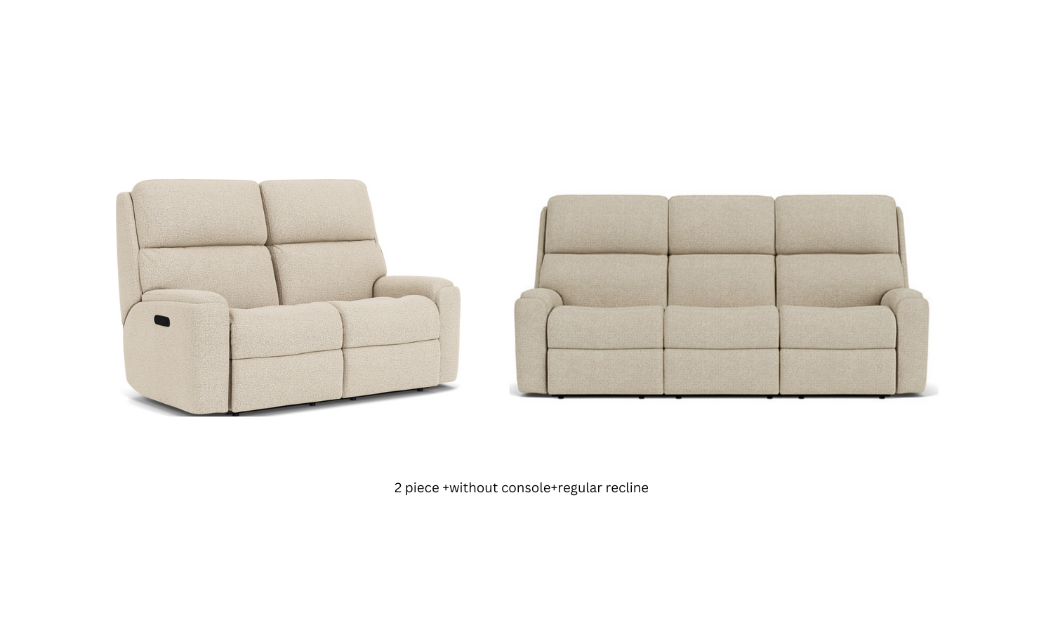 Flexsteel Rio Power Reclining Living Room Set With Power Headrests In Brown