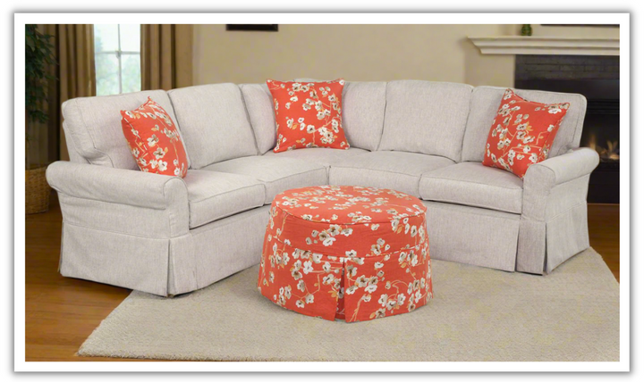 Four Seasons Landon L-Shaped Modular Slipcover Sectional Sofa-jennifer furniture