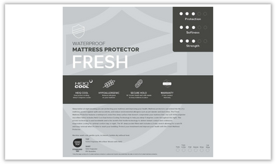 Mattress Protector Fresh Microfiber w/ HEIQ Cooling