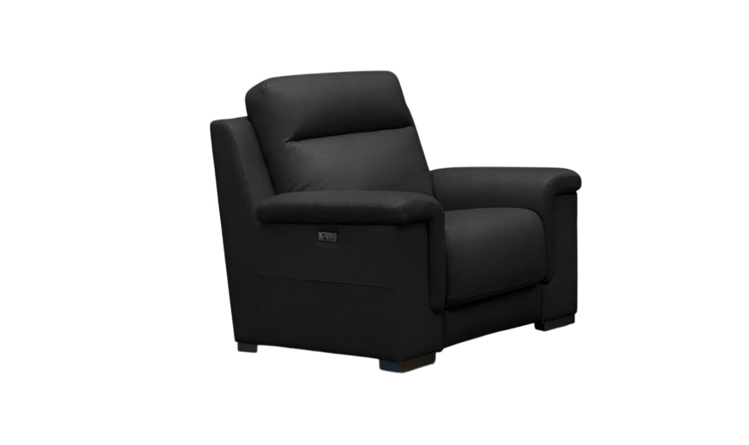 Klaussner Dakota Power Recliner Chair in Black with USB Port
