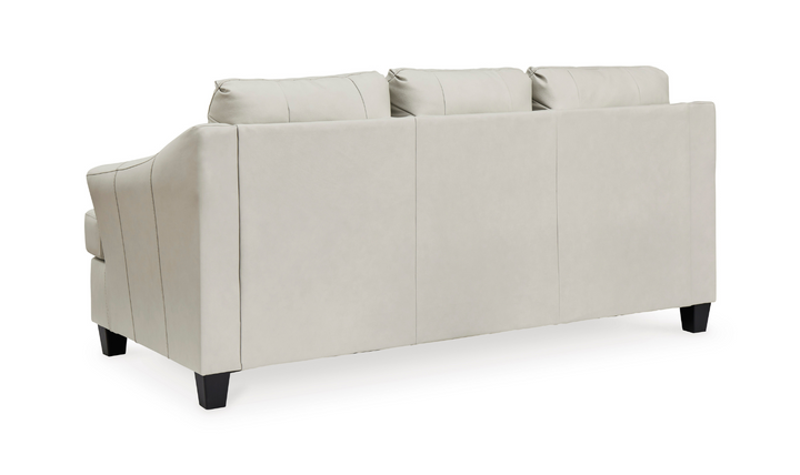 Genoa 3-Seater Queen Leather Sofa Sleeper