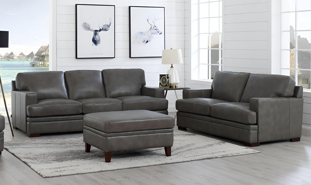 Georgia Leather Living Room Set – Jennifer Furniture Georgia Leather Living Room Set – Jennifer Furniture