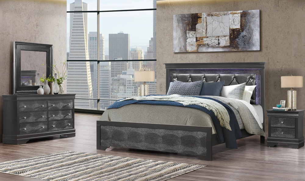 Gerald Bedroom set - Jennifer Furniture
