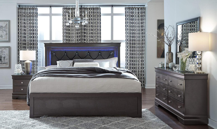 Gerald Bedroom set - Jennifer Furniture