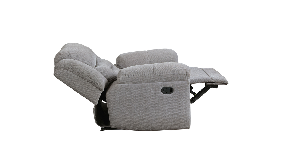 Modern Heritage Gilson 3-piece Chenille Reclining Living Room Set-Jennifer Furniture