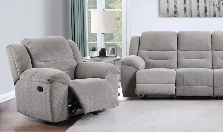 Modern Heritage Gilson Chenille Glider Recliner Chair