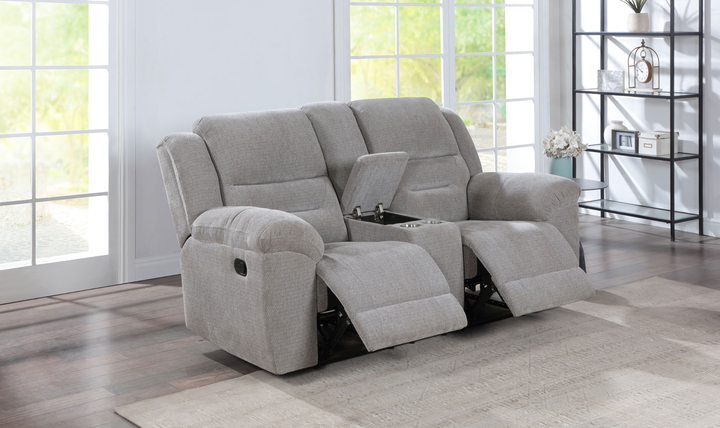 Modern Heritage Gilson Chenille 2-piece Reclining Sofa Set-Jennifer Furniture