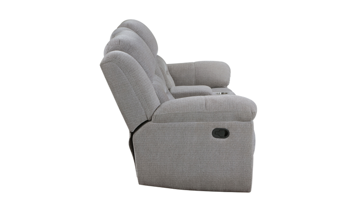 Modern Heritage Gilson Chenille Reclining Loveseat With Storage Console - Jennifer Furniture