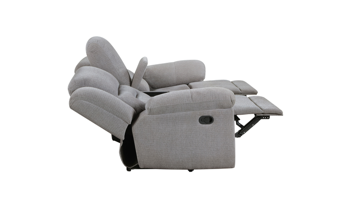 Modern Heritage Gilson Chenille Reclining Loveseat With Storage Console - Jennifer Furniture
