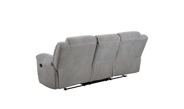 Modern Heritage Gilson Chenille Fabric Manual Reclining Motion Sofa - Jennifer Furniture