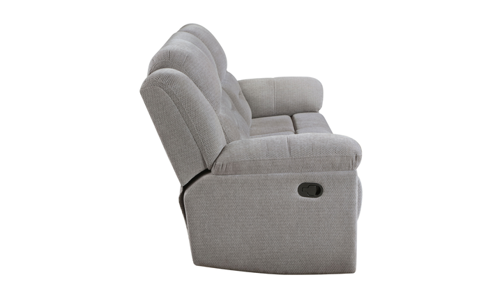 Modern Heritage Gilson Chenille Fabric Manual Reclining Motion Sofa - Jennifer Furniture
