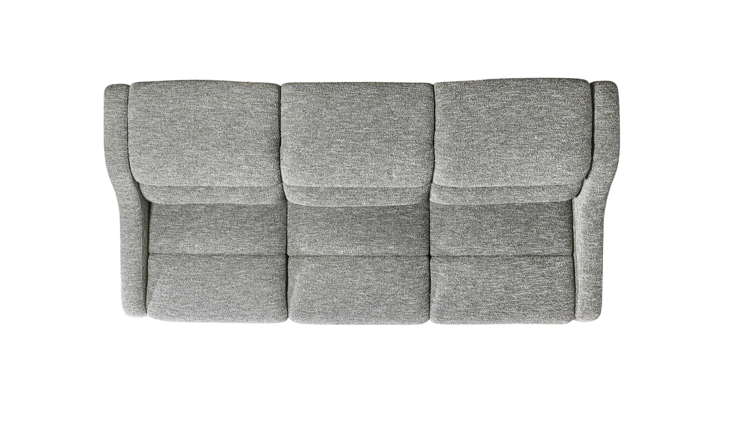 Bernhardt Gio Fabric Power Motion Sofa with Channeled Upholstery in Beige-Jennifer Furniture