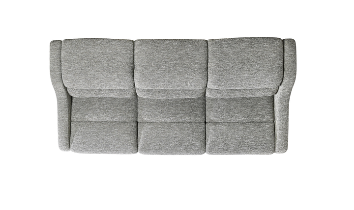 Bernhardt Gio Fabric Power Motion Sofa with Channeled Upholstery in Beige-Jennifer Furniture