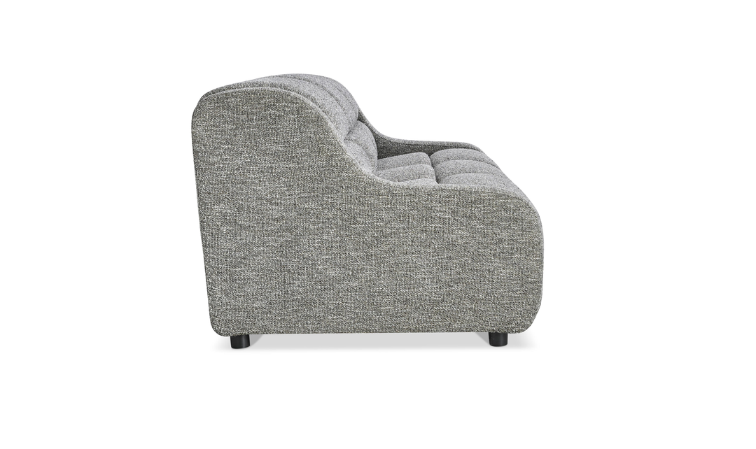 Bernhardt Gio Fabric Power Motion Sofa with Channeled Upholstery in Beige-Jennifer Furniture