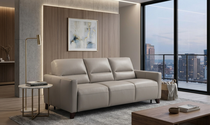 Gio Italia Guily Leather Queen-Size Sleeper Sofa-Jennifer