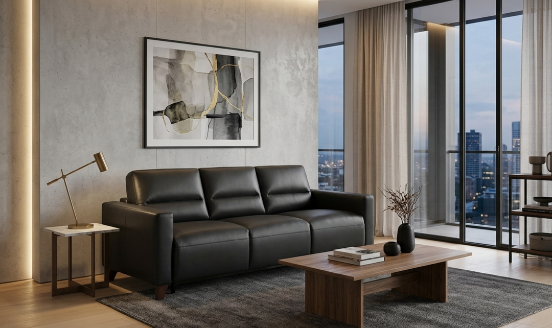 Gio Italia Guily Leather Queen-Size Sleeper Sofa-Jennifer