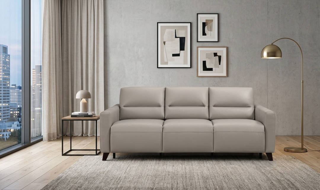 Gio Italia Guily Leather Queen-Size Sleeper Sofa-Jennifer