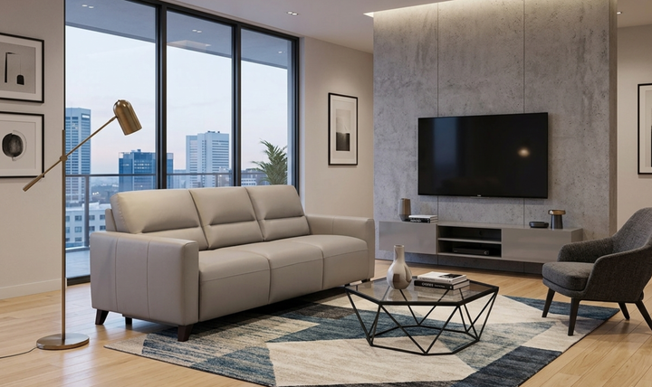 Gio Italia Guily Leather Queen-Size Sleeper Sofa-Jennifer