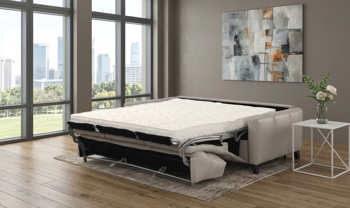 Gio Italia Guily Leather Queen-Size Sleeper Sofa-Jennifer