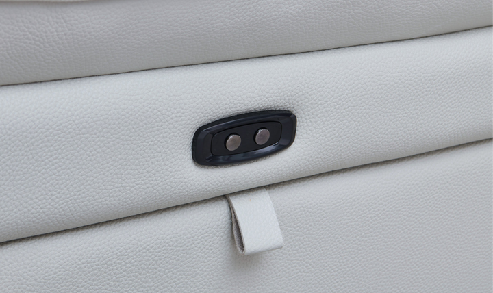 Gio Italia Hailey Adobe Leather Power Recliner Sofa in Gray-Jennifer furniture 