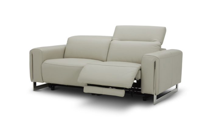Gio Italia Hudson Leather Loveseats with Tufted Seats-Jennifer furniture
