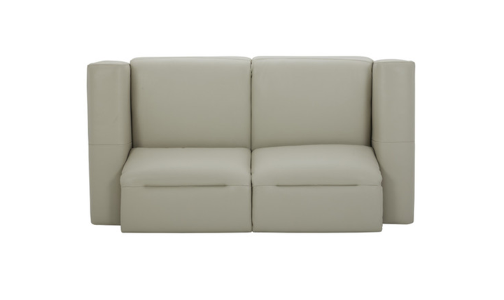Gio Italia Hudson Leather Loveseats with Tufted Seats-Jennifer furniture