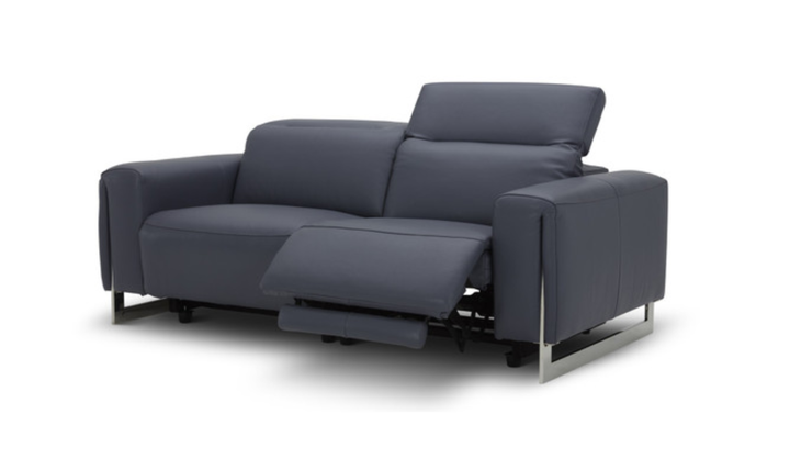 Gio Italia Hudson Leather Loveseats with Tufted Seats-Jennifer furniture