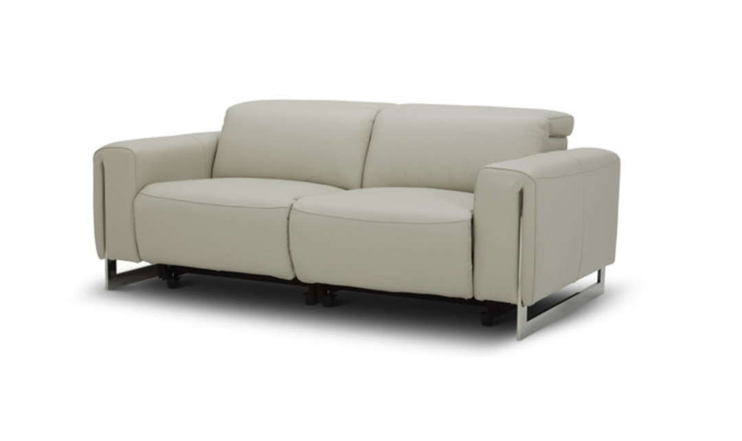Gio Italia Hudson Leather Loveseats with Tufted Seats-Jennifer furniture