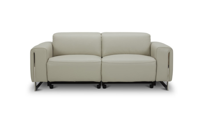 Gio Italia Hudson Leather Loveseats with Tufted Seats-Jennifer furniture