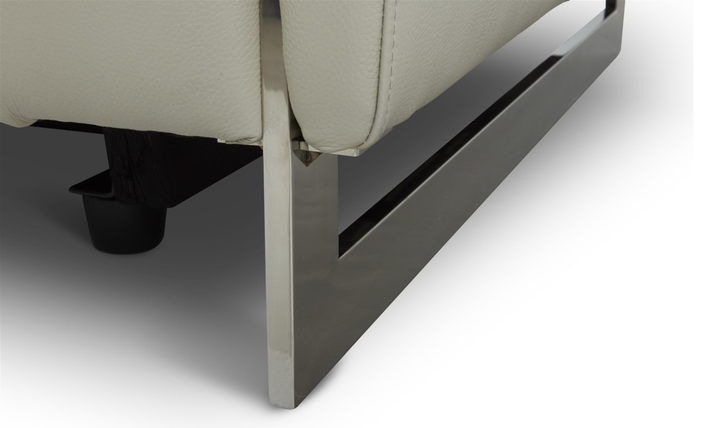 Gio Italia Hudson Leather Loveseats with Tufted Seats