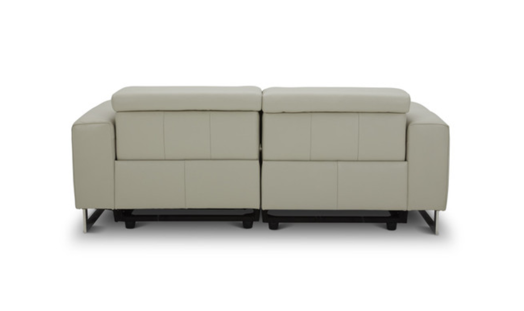 Gio Italia Hudson Leather Loveseats with Tufted Seats-Jennifer furniture
