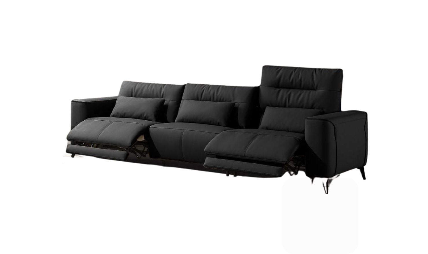 Klaussner Alessandro 3 Seater Leather Power Recliner Sofa
