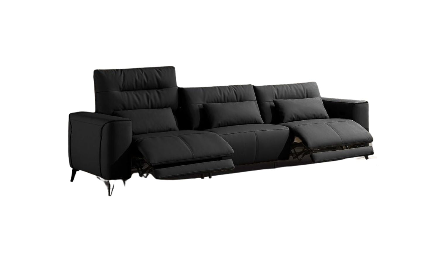 Klaussner Alessandro 3-Seater Leather Power Recliner Sofa