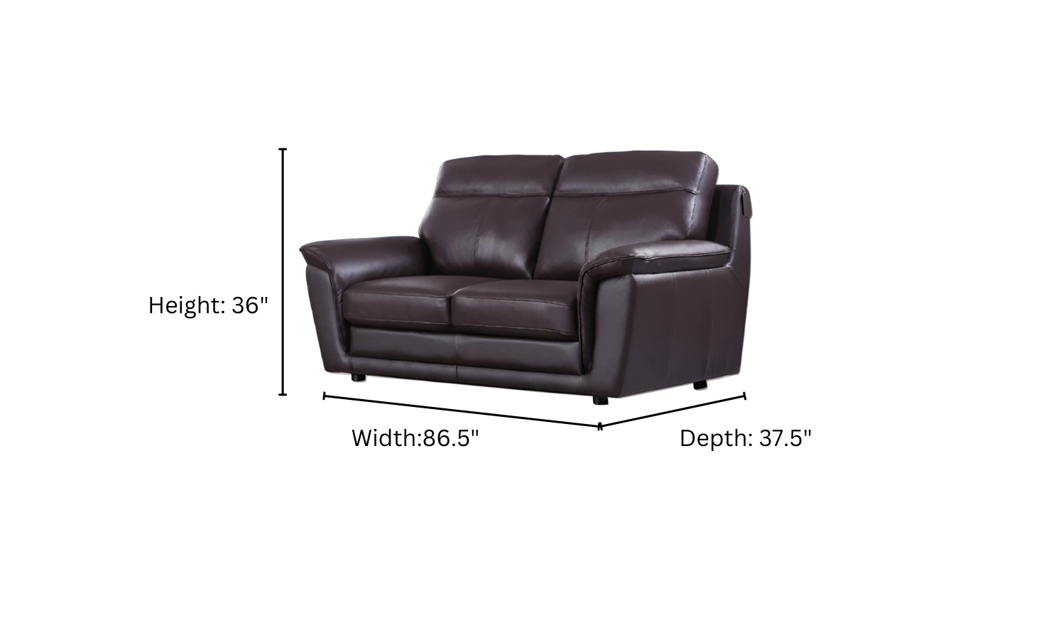 Gio Italia Eloise Traditional Tufted Leather Living Room Set (2 Pieces / 3 Pieces)