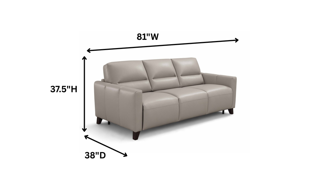 Gio Italia Guily Leather Queen-Size Sleeper Sofa-Jennifer